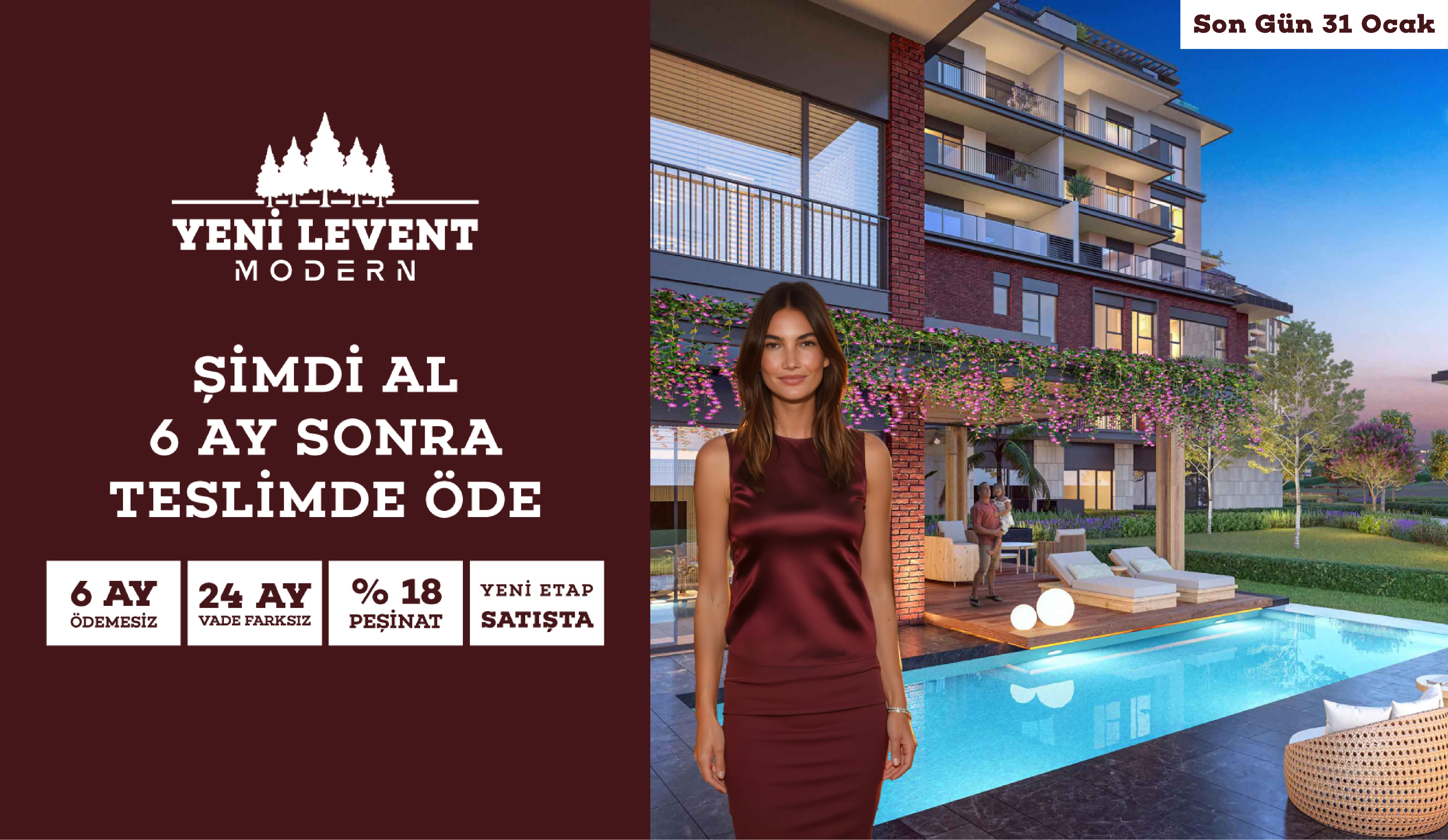 Yeni Levent Modern'de, doğanın kalbinde yükselen ayrıcalıklı yaşam alanları sizi bekliyor.